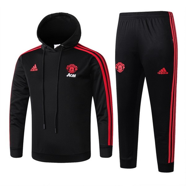 Chandal Niños Manchester United 2018-19 Negro